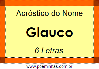 Acróstico de Glauco