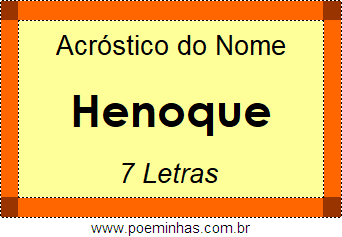 Acróstico de Henoque