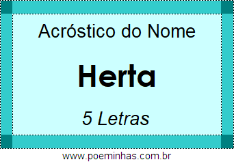 Acróstico de Herta