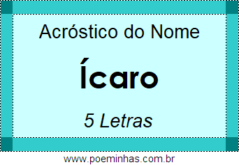 Acróstico de Ícaro