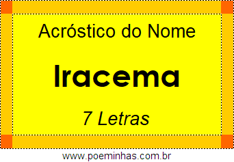 Acróstico de Iracema