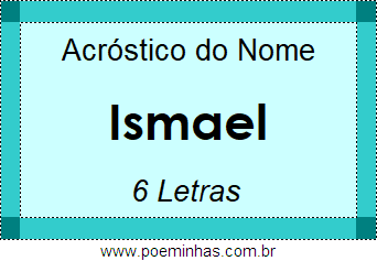 Acróstico de Ismael