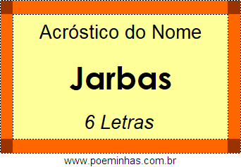 Acróstico de Jarbas