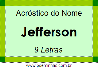 Acróstico de Jefferson