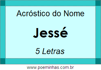 Acróstico de Jessé