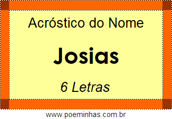 Acróstico de Josias