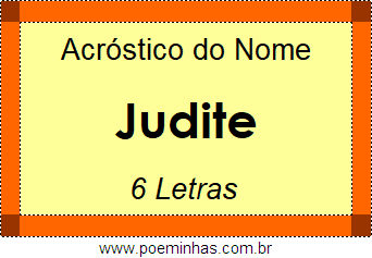 Acróstico de Judite