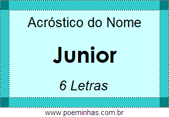 Acróstico de Junior