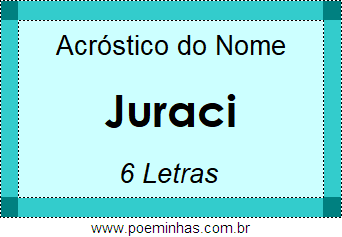 Acróstico de Juraci