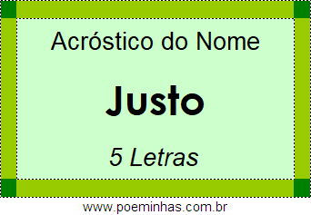 Acróstico de Justo