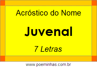 Acróstico de Juvenal