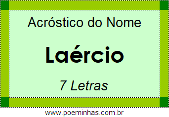 Acróstico de Laércio