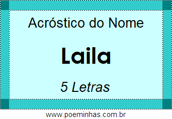 Acróstico de Laila