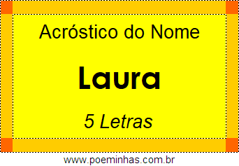 Acróstico de Laura