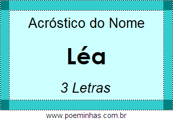 Acróstico de Léa