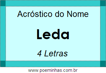 Acróstico de Leda