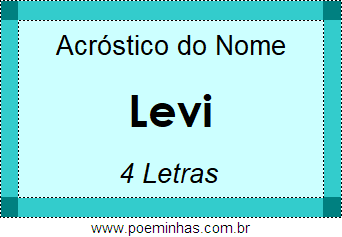 Acróstico de Levi