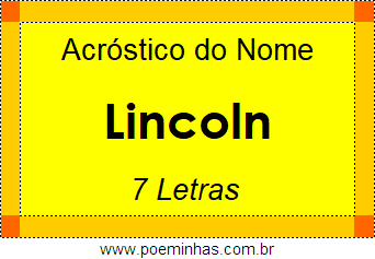 Acróstico de Lincoln