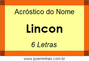 Acróstico de Lincon