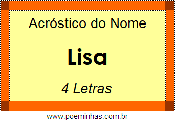 Acróstico de Lisa