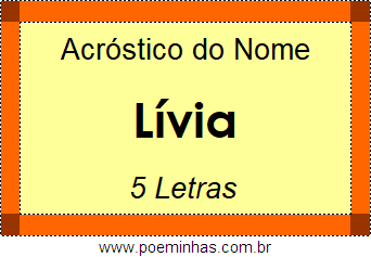 Acróstico de Lívia