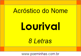 Acróstico de Lourival