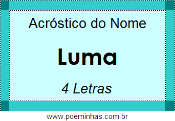 Acróstico de Luma