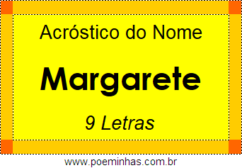 Acróstico de Margarete