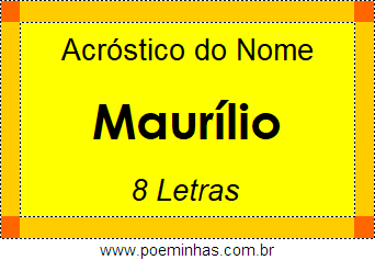 Acróstico de Maurílio