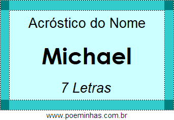 Acróstico de Michael