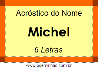 Acróstico de Michel