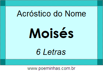 Acróstico de Moisés