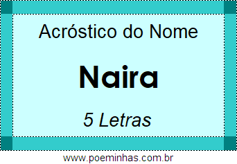 Acróstico de Naira