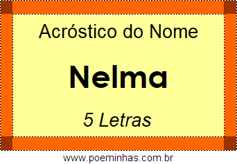 Acróstico de Nelma