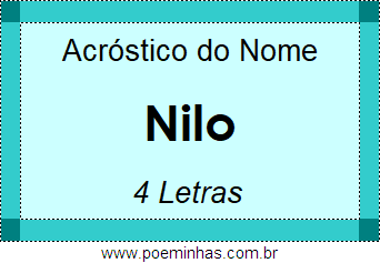 Acróstico de Nilo