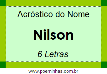 Acróstico de Nilson