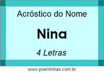 Acróstico de Nina