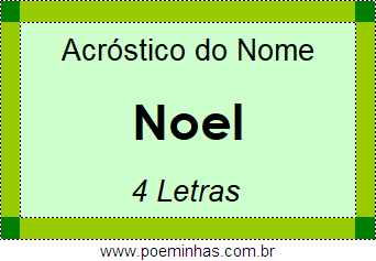 Acróstico de Noel