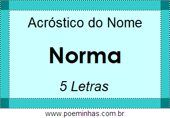 Acróstico de Norma