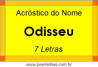 Acróstico de Odisseu