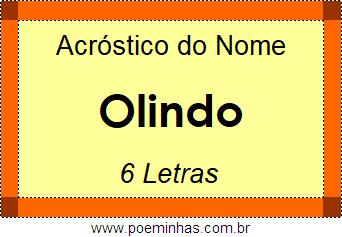 Acróstico de Olindo