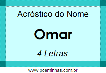 Acróstico de Omar