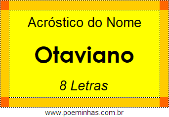 Acróstico de Otaviano