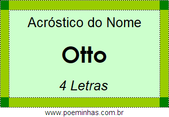 Acróstico de Otto