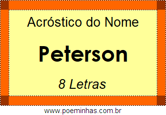 Acróstico de Peterson