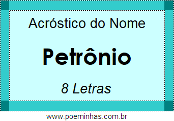 Acróstico de Petrônio