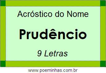 Acróstico de Prudêncio