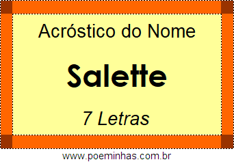 Acróstico de Salette