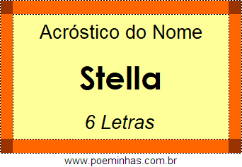 Acróstico de Stella