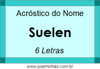 Acróstico de Suelen